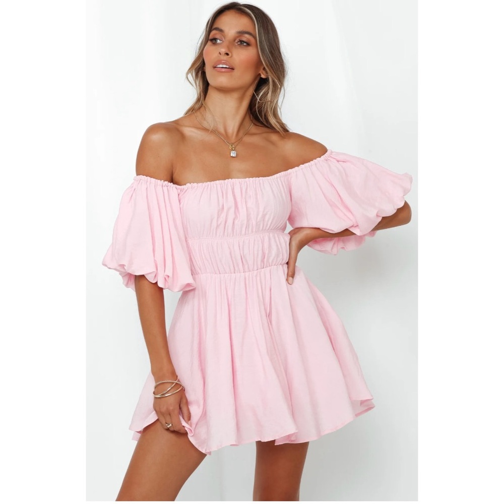 Hello Molly Be Your Baby Doll Dress in Baby Pink Women’s Size 6